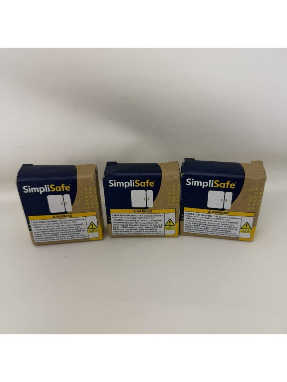 SimpliSafe Door Window Magnetic Entry Sensor ES3 3-Pack